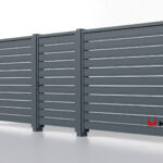Планкен для забора 120 mm RAL 7016 – покрытие матвоое, толщина 0,45 мм в Саратове  | фото 5