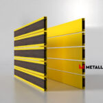 Планкен для забора Printec под дерево 120 mm RAL 1018 – покрытие матовое, толщина 0,45 мм в Саратове  | фото 3