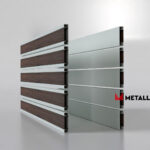 Планкен для забора Printec под дерево 120 mm RAL 7035 – покрытие порошковое, толщина 0,45 мм в Саратове  | фото 4